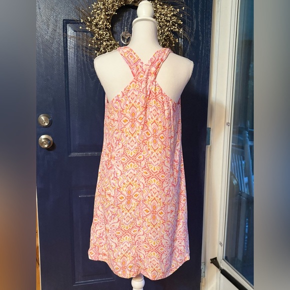 LOFT Vibrant Mini Dress with Crisscross back NWOT size Small - Picture 10 of 14